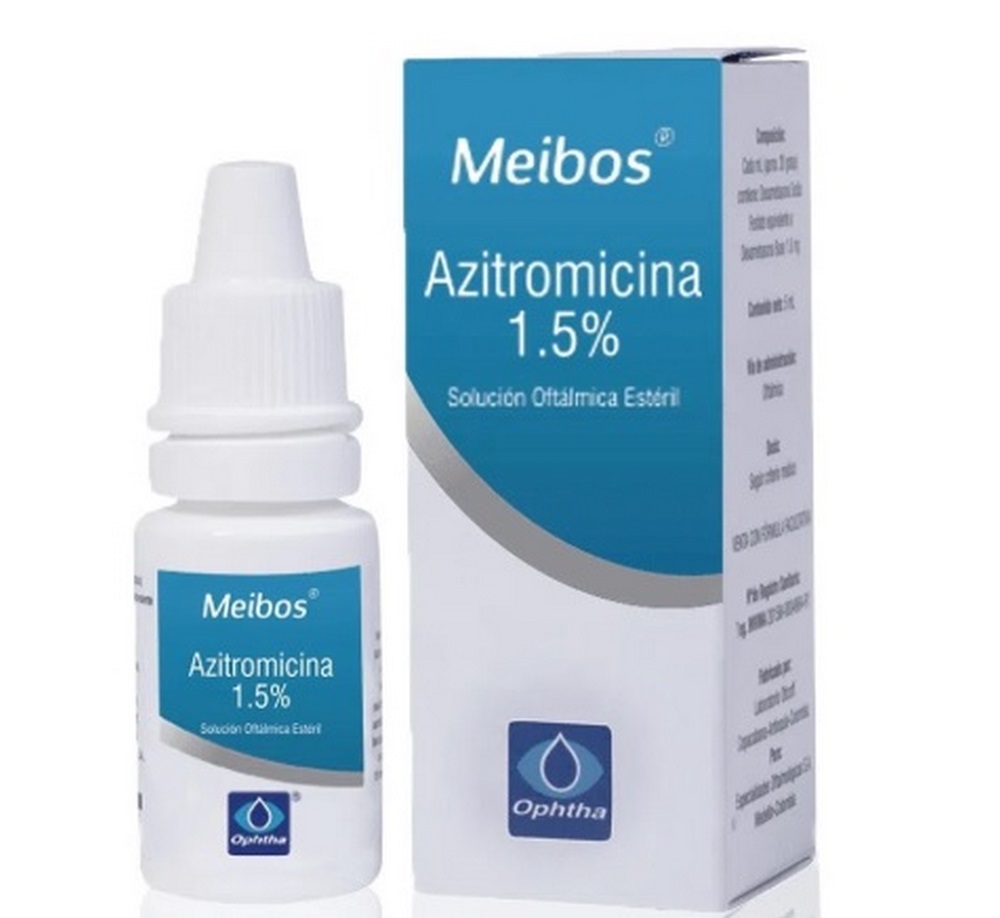 Meibos Azitromicina 1.5% – Gotas oftálmicas