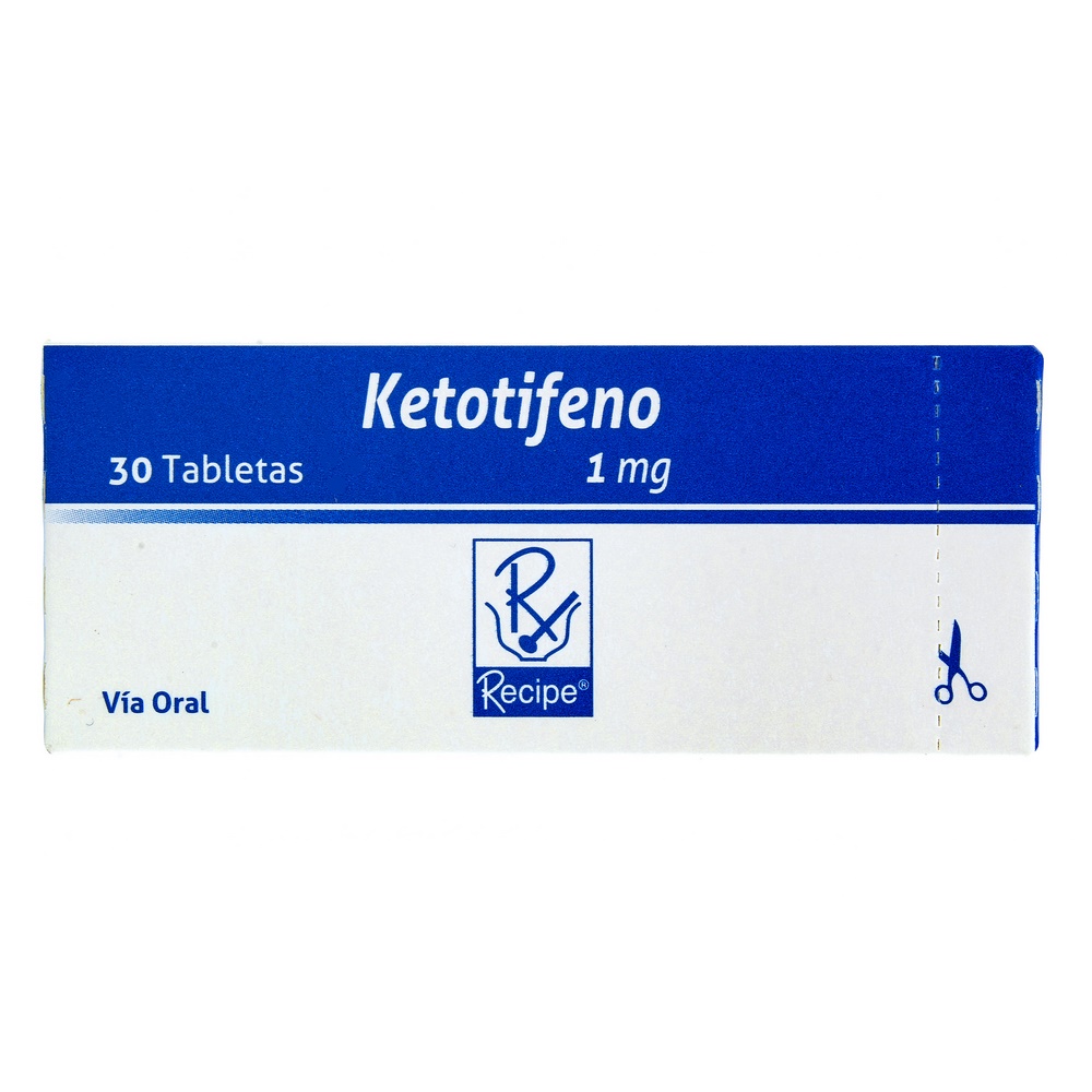 Ketotifen 1 mg – 30 tabletas RC (BUSSIE S.A.)