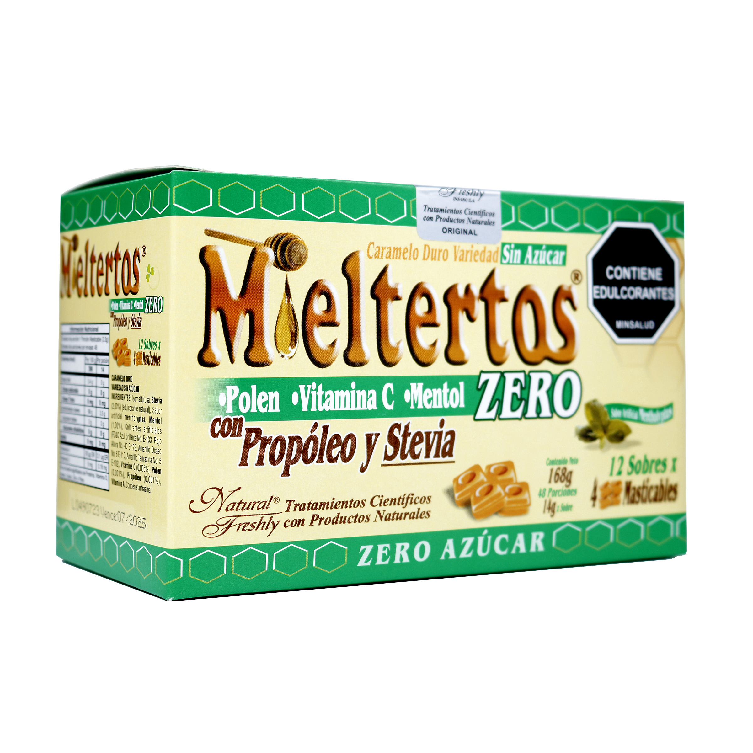 MieltertOS Zero Pastillas Masticables 12 piezas - General