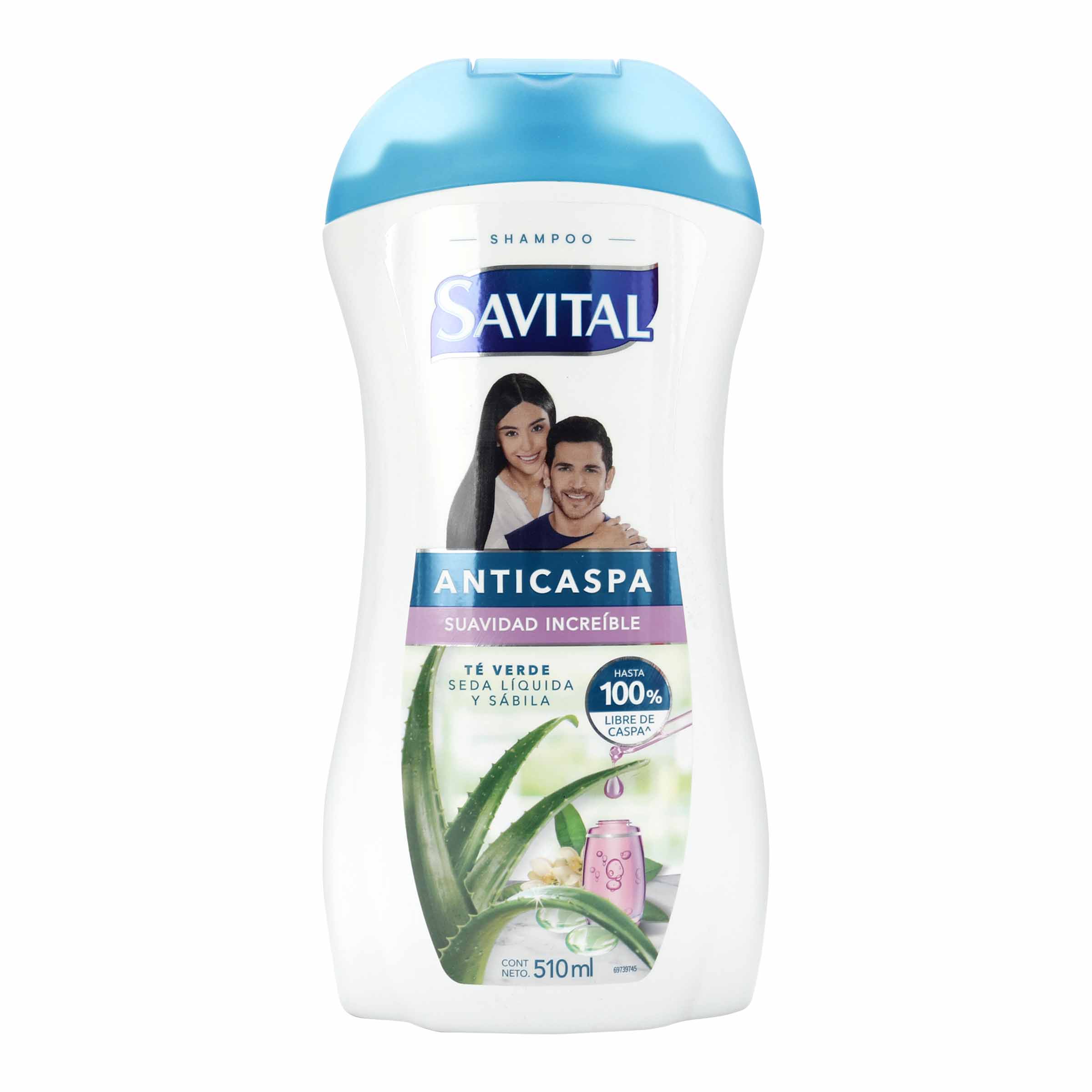 Savital Anticaspa Champú Té y Seda 510 ml
