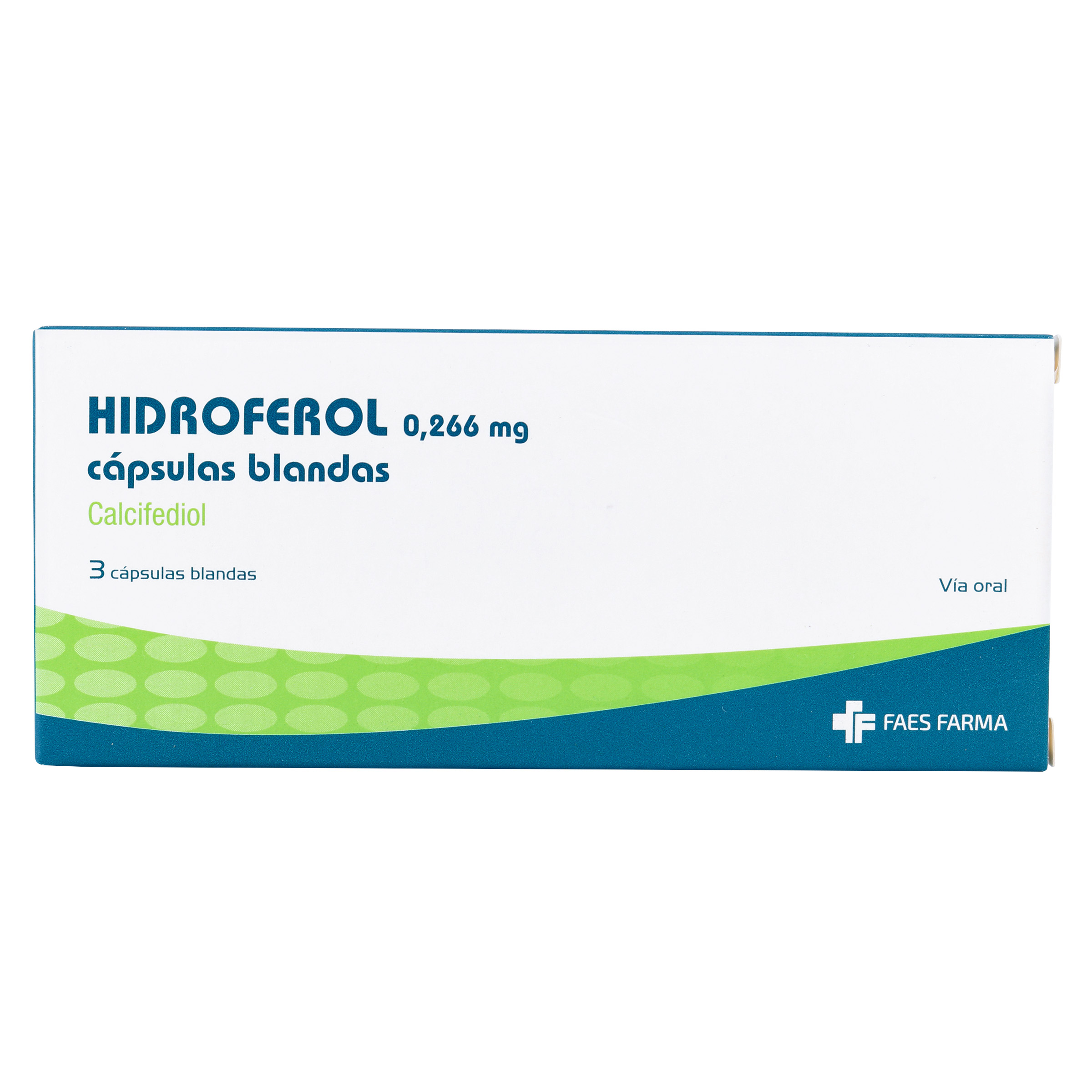 Hidroferol 0.266 mg – Vitamina D3 en cápsulas (3 cáps.)