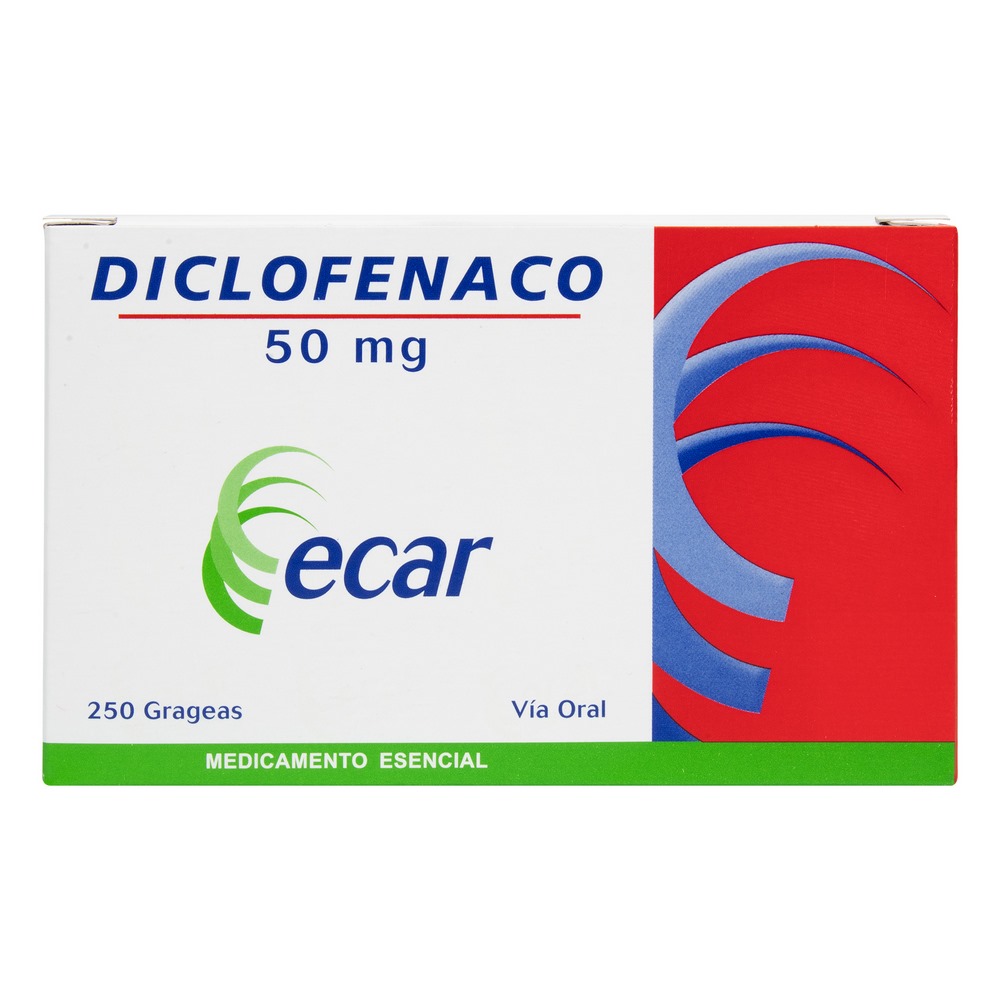 Diclofenaco 50 mg – 250 grageas ECAR