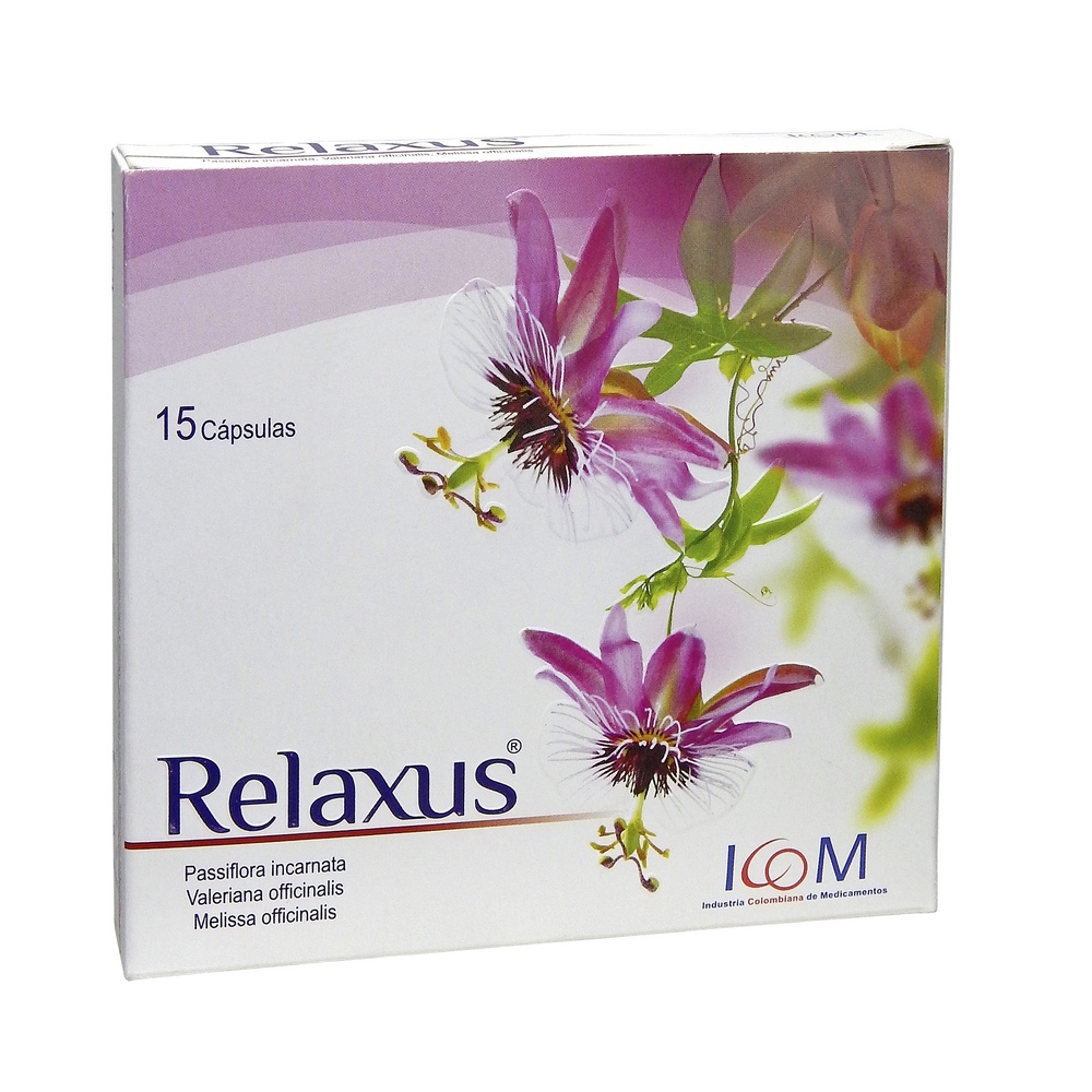 Relaxus Pasiflora Valeriana - 15 cápsulas | ICOM