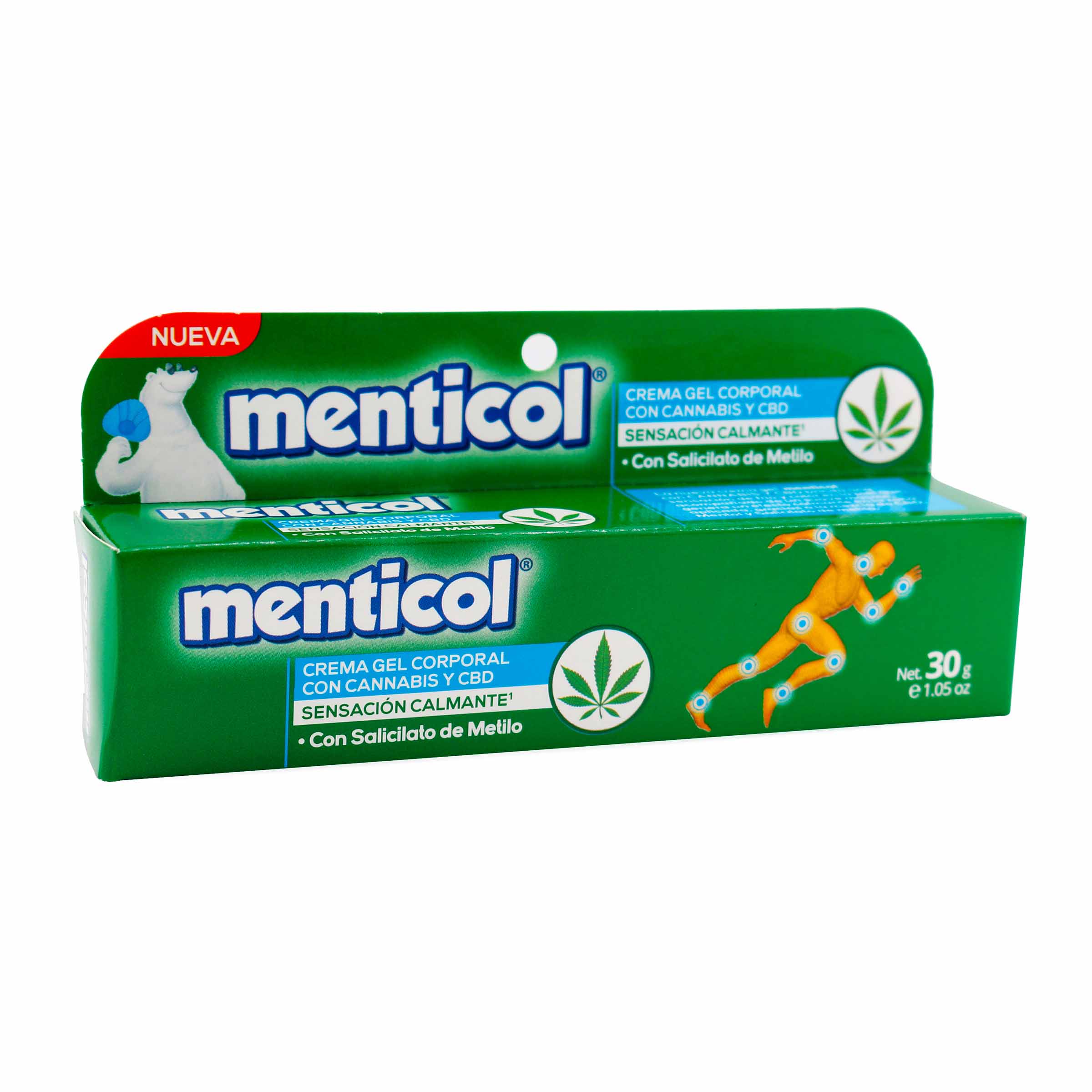 Gel Corporal Menticol Cannabis 30 g