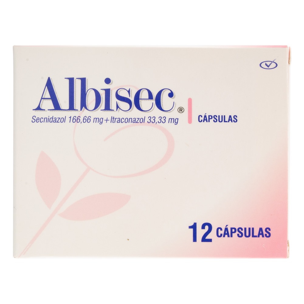 ALBISEC 12 cápsulas – itraconazol + secnidazol