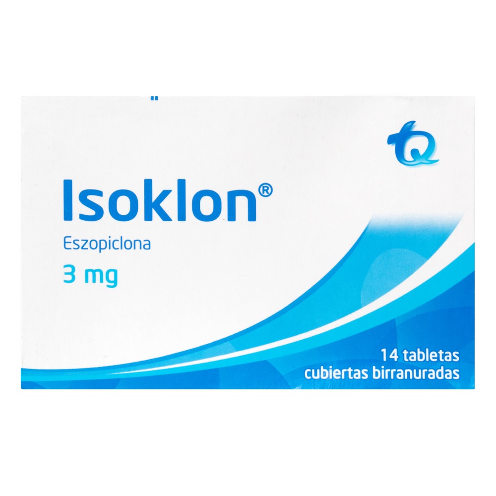 Isoklon 3 mg – 14 tabletas (eszopiclona)