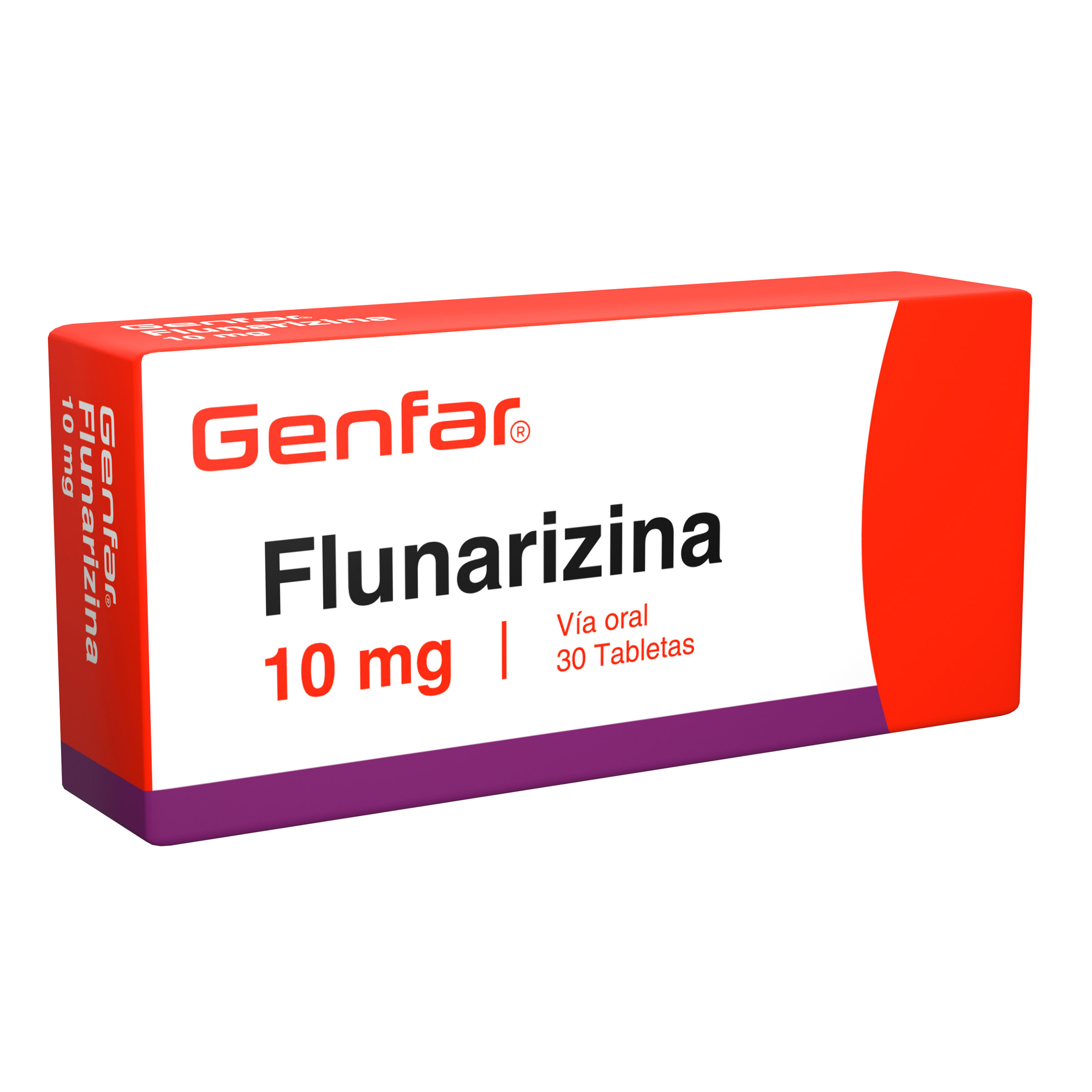 Flunarizina 10 mg – 30 tabletas GF