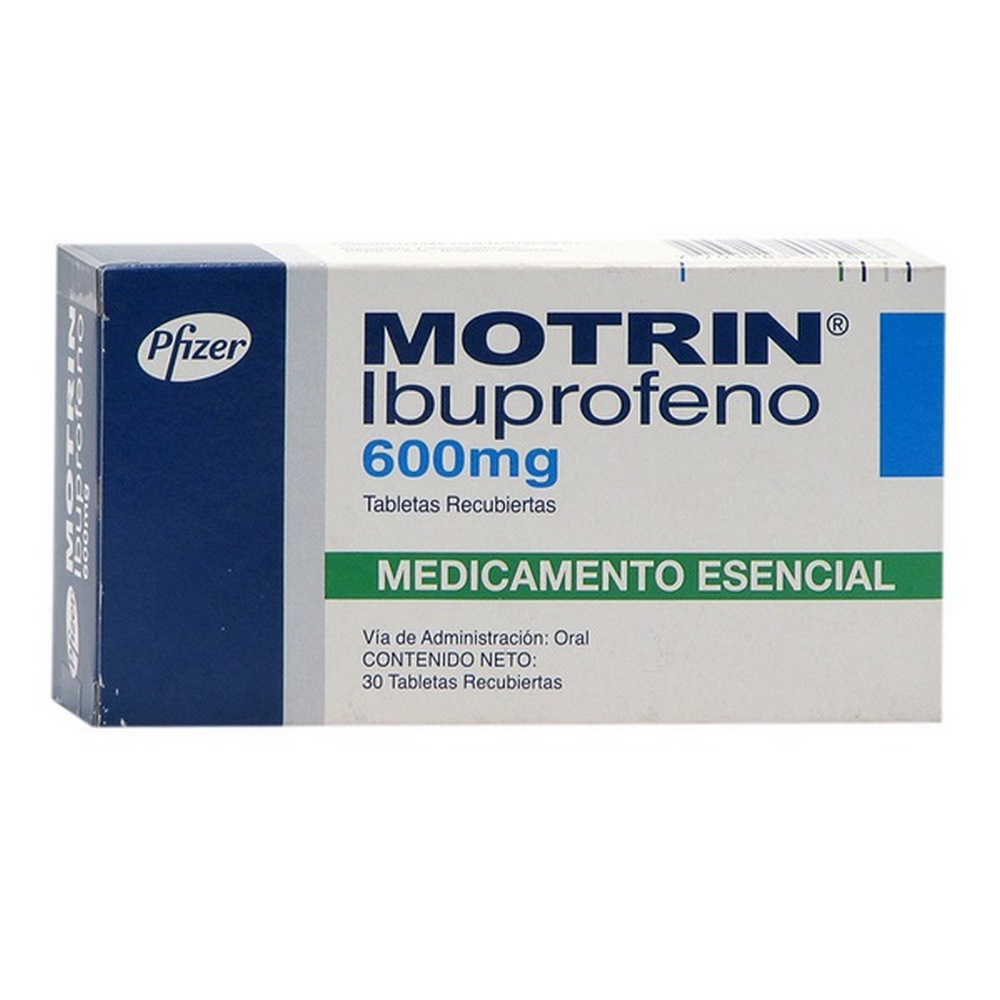Motrin 600 mg – Ibuprofeno, 30 grageas