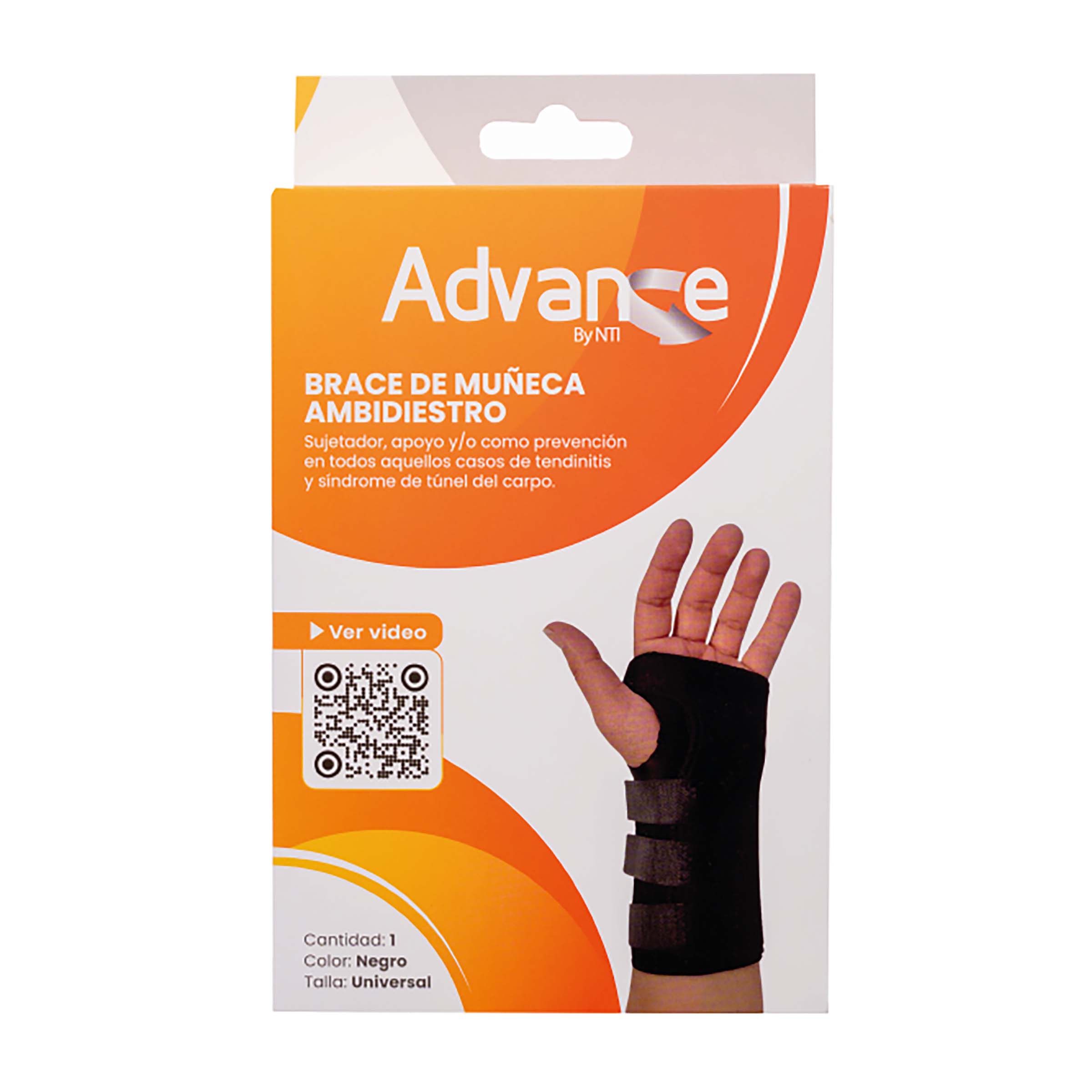 Muñequera ortopédica Advance NTI Correctores