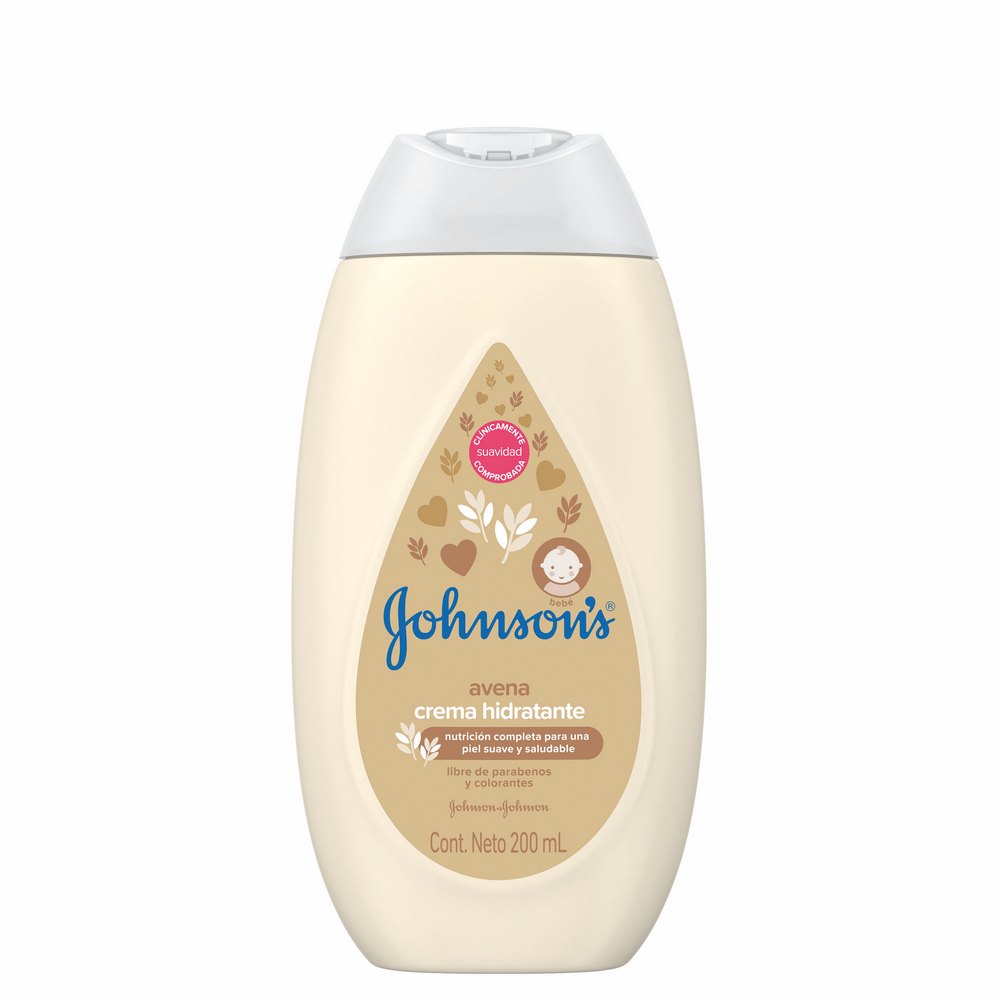 Crema JJ Baby Avena 200 ml – Cuidado de la piel del bebé