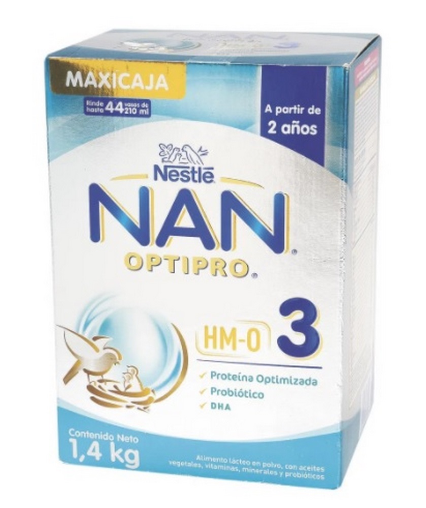 NAN Optipro HMO 3 – Leche en polvo 1.4 kg