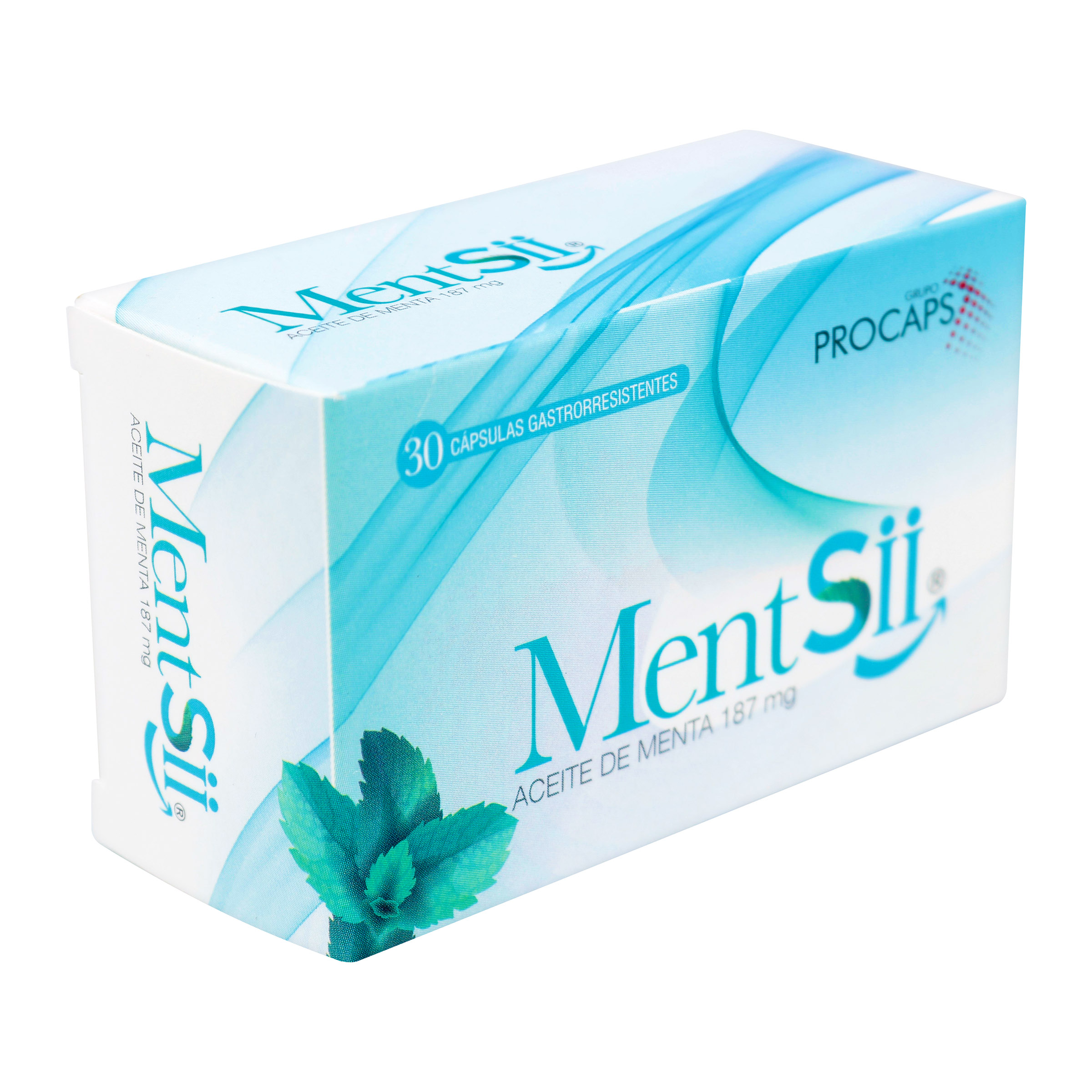 MENTSII Aceite de Menta en cápsulas – 30 cápsulas | Procaps