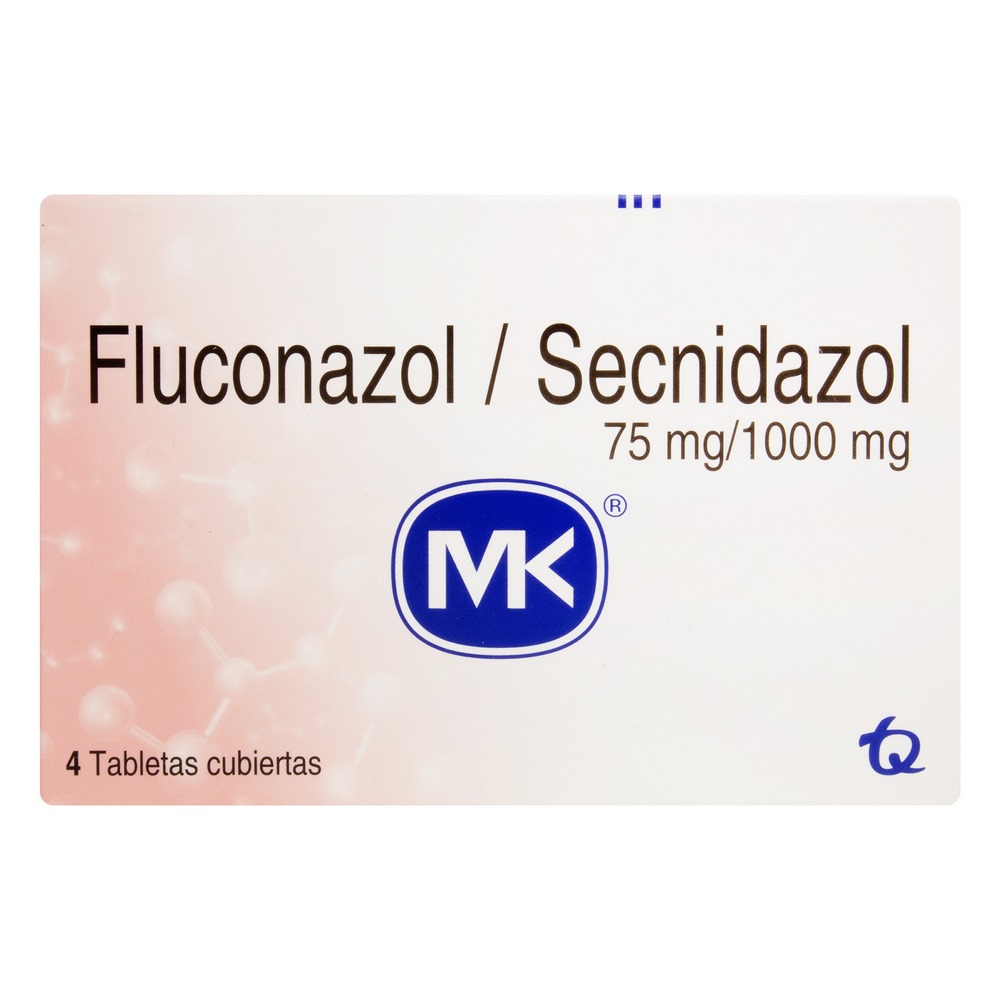 Fluconazol 75 mg + Secnidazol 1 g – 4 tabletas