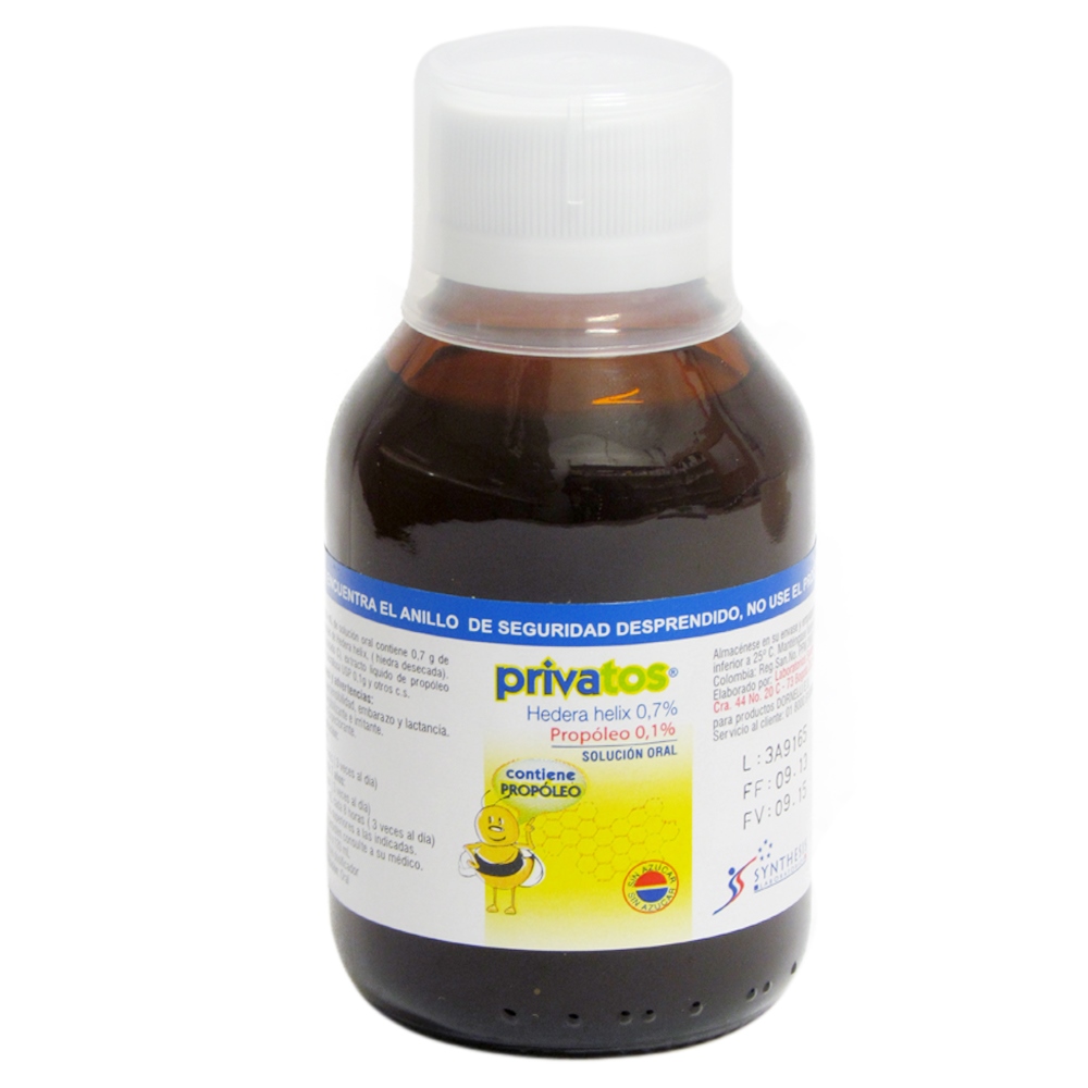 Privatos Jarabe 120 ml – Hedera helix y propóleo