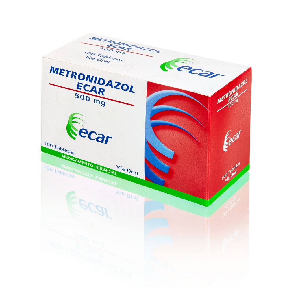 METRONIDAZOL 500 MG EC – 100 TABLETAS