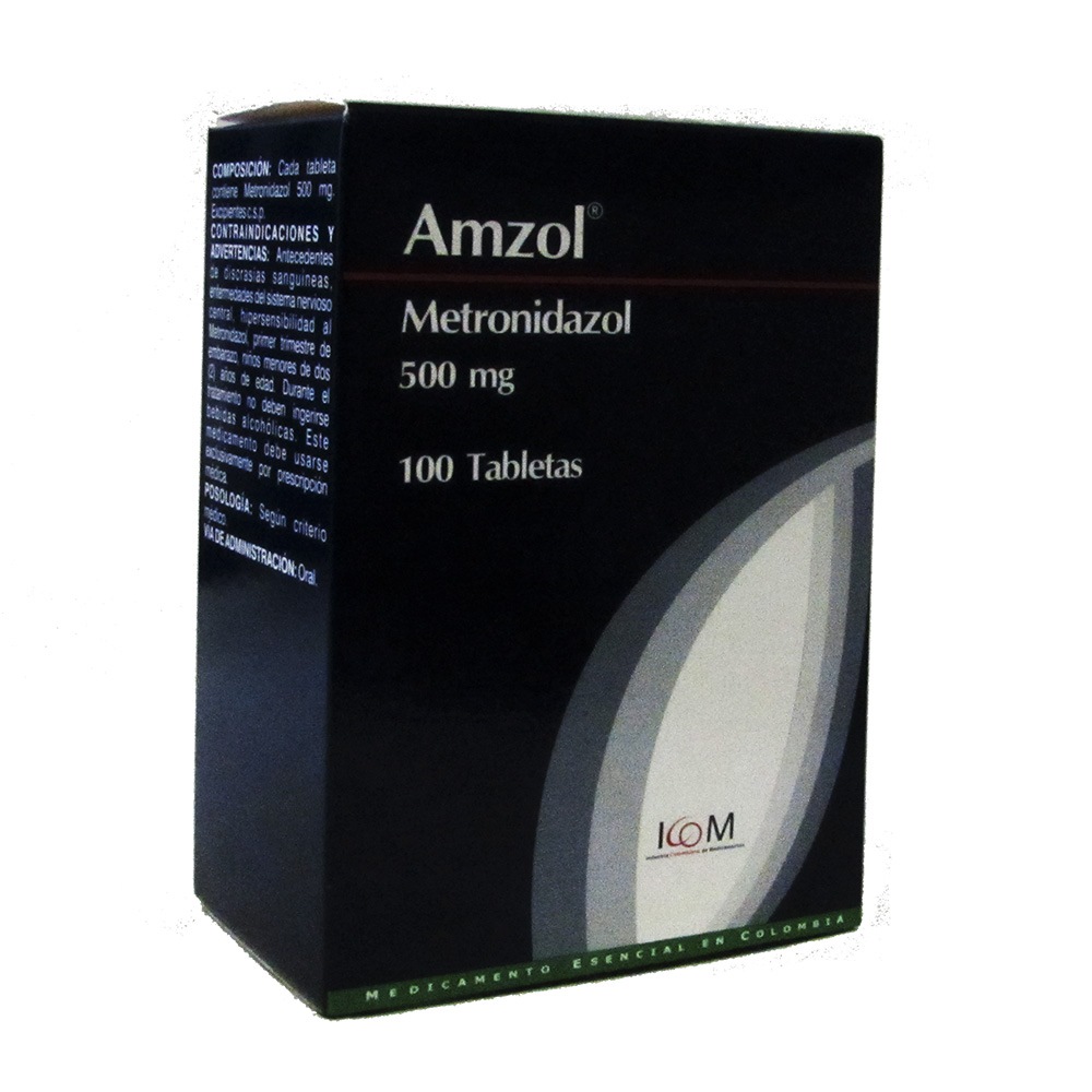 Metronidazol 500 mg - 100 tabletas | ICOM