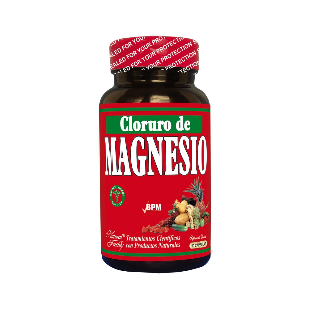 Cloruro de Magnesio + Vitamina D – 50 cápsulas